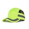 Regulowana czapka CE EN812 Hi Vi Green Bump 56 cm 60 cm Logo haftu