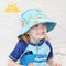 Upf 30+ Ochrona przeciwsłoneczna Dziecięce czapki kubełkowe Ekologiczne barwione