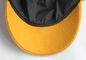 Gładkie, haftowane czapki z daszkiem Flexfit 8-panelowa, workowata zielona czapka do krykieta