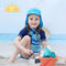 Niebieskie regulowane czapki dla dzieci UPF 50+ Ochrona przed słońcem