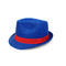 Unisex kapelusz Fedora Panama Trilby Regulowany niebieski kolor Niestandardowe logo 56 cm