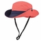 61cm Haftowany kapelusz kubełkowy na kemping, polowanie na kobiety Boonie Bucket Hat