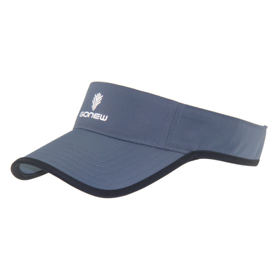 Polityester Tenis Visor Cap Słońce Visors Running Słońce Z Velcro Zamknięcie z tyłu