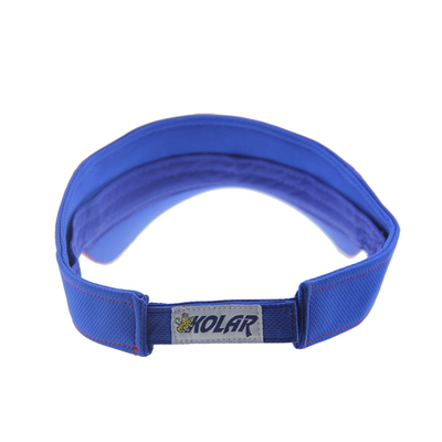 Dorośli Polymesh Visor Słoneczny Kobiety Kapelusze Custom Puff Embroidery Logo