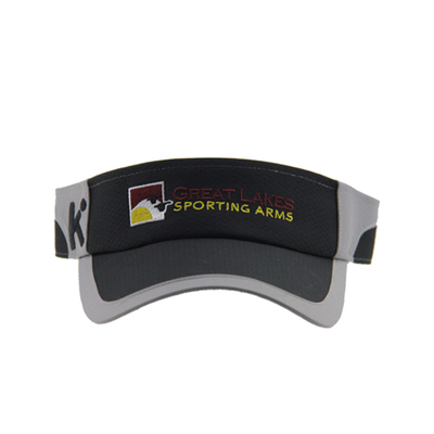 Laty Polymesh Embroidery Sport Visor Caps z zakrzywionym szczytem