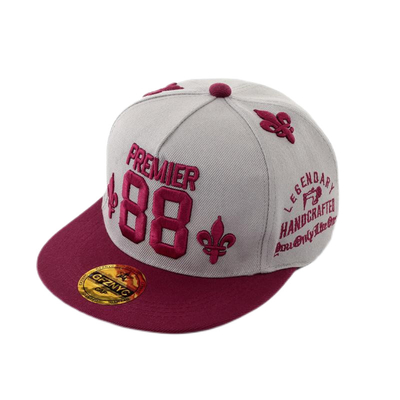 Wytrzymała wełna 5 Panel Snapback Kapelusz 3D haftowanie Baseball Cap personalizable