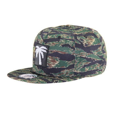 Niestandardowa drukata kamuflażowa czapka Snapback 6 Panel płaska krawędź czapka Snapback