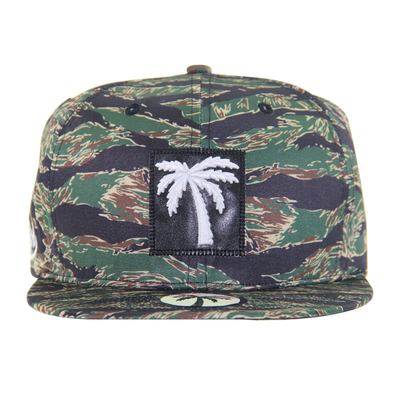 Niestandardowa drukata kamuflażowa czapka Snapback 6 Panel płaska krawędź czapka Snapback