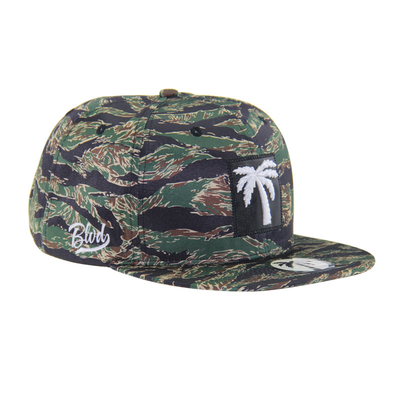Niestandardowa drukata kamuflażowa czapka Snapback 6 Panel płaska krawędź czapka Snapback