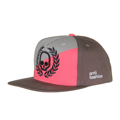 2 kolorowe przednie panele bawełniane Snapback Cap Custom Embroidered 5 Panele kapelusze Stylne