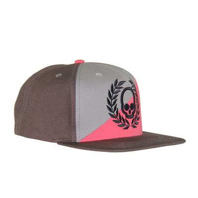 2 kolorowe przednie panele bawełniane Snapback Cap Custom Embroidered 5 Panele kapelusze Stylne