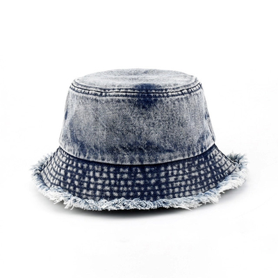 OEM ODM Myte Szczerze Krawędzie Jeans Bucket Hat Vintage Klasyczny Bucket Hat
