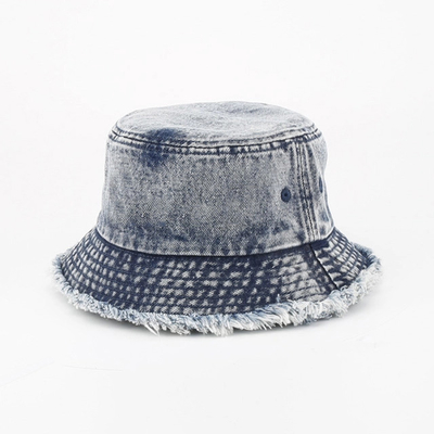 OEM ODM Myte Szczerze Krawędzie Jeans Bucket Hat Vintage Klasyczny Bucket Hat