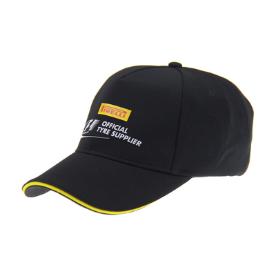 Podstawowy standardowy druk F1 Baseball Cap Five Panel Adjustable Baseball Hat