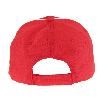 Czerwony logo wyświetlone Baseball Cap Unisex niskim profilu regulowane Casual Kapelusze