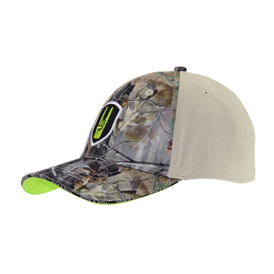 Stylowe sześciopanowe kamuflaże Baseball Caps Embroidery