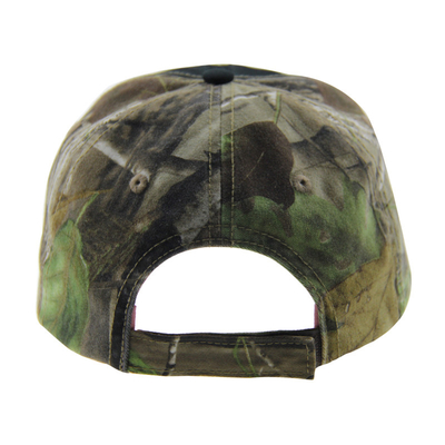 6 Panel Kamuflaż Embroidery Outdoor Baseball Caps, Unisex Low Profile Regulowane kapelusze myśliwskie