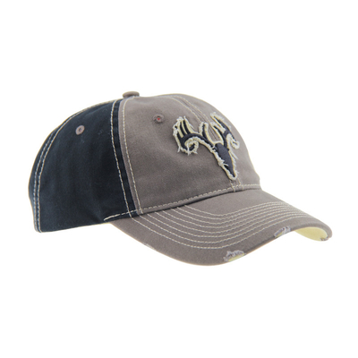 Wykrzywiona krawędź Wstrząśnięte Vintage Baseball Caps Myte Baseball Haty Dostosowywalne