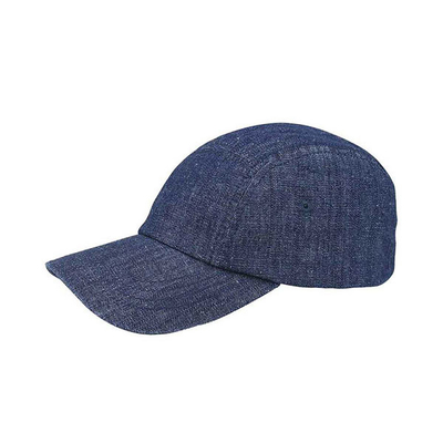 5 Panelowe czapki bejsbolowe z denimu, modne, regulowane czapki męskie i kobiece