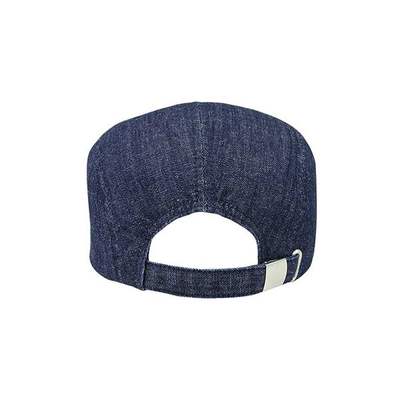 5 Panelowe czapki bejsbolowe z denimu, modne, regulowane czapki męskie i kobiece