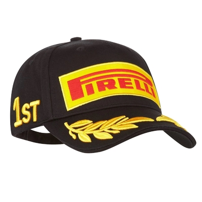 Bawełna Konstruowana Pirelli Podium Cap Wydział głowy 6 Panel Low Profile Cap