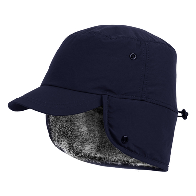 Mężczyźni lub kobiety Kapelusze zimowe Ciepłe klapki na uszach Kapelusz z pełną podszewką False Fur Baseball Cap Trapper Kapelusze myśliwe