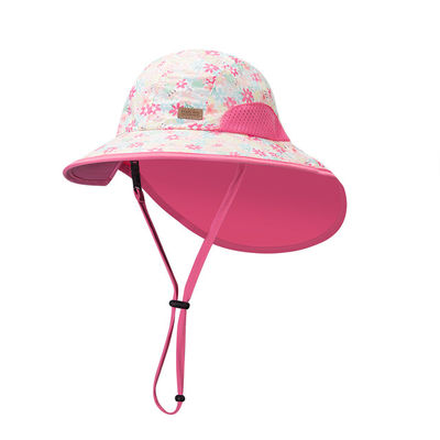 100% bawełna UPF Outdoor Sun Protection Hat 58cm Childs Sun Hats