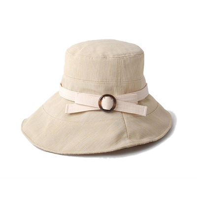 OEM Lady Women Floral Outdoor Bucket Hats Bawełna 60cm na lato