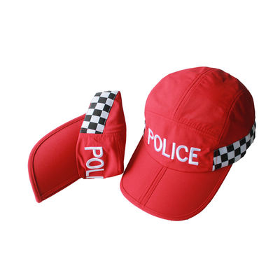 Outdoor Poliester Oddychająca męska czapka z daszkiem Siatkowa tkanina Czapki w kolorze czerwonym