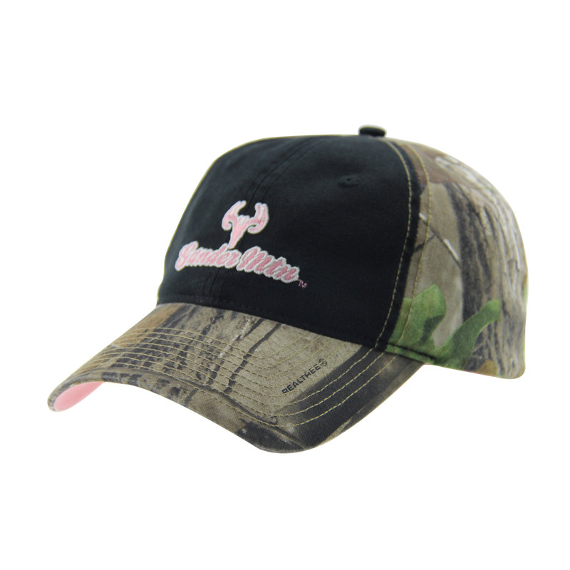 6 Panel Kamuflaż Embroidery Outdoor Baseball Caps, Unisex Low Profile Regulowane kapelusze myśliwskie