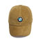 Haftowane logo sztruksowe czapki z daszkiem Flexfit OEM Usługa ODM