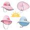 OEM ODM Outdoor Babys Bucket Hats 45 cm 100% poliester Oddychający