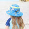 Kapelusz na szyję Upf50+ Czapka Dziecięca czapka z szerokim rondem 43cm 100% bawełna