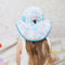 Letnia czapka chroniąca przed promieniowaniem UV Okrągłe rondo 100% poliester 46 cm dla niemowląt