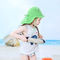 Flap Upf50+ Regulowany kapelusz przeciwsłoneczny z szerokim rondem Czapki letnie dla dzieci