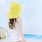 Lekkie dziewczęce chłopięce czapki przeciwsłoneczne dla dzieci UPF 50+ odporne na promieniowanie UV długa klapka 43 cm szybkie wysychanie