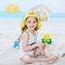 Lekkie dziewczęce chłopięce czapki przeciwsłoneczne dla dzieci UPF 50+ odporne na promieniowanie UV długa klapka 43 cm szybkie wysychanie