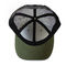 OEM ODM Outdoor 6-panelowa czapka wędkarska ze skórzaną łatką