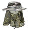 62cm UPF 50+ Zewnętrzna ochrona przed promieniowaniem UV Unisex kapelusz typu Bucket z osłoną na szyję