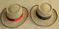 Szerokie rondo gładkie puste słomkowe kapelusze przeciwsłoneczne ochrona UV Coolie pszenica 58cm