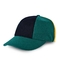 Wełniana 8-panelowa workowata zielona czapka do krykieta z niestandardowym logo