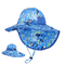 Kids Searsucker Blue Beach Hawaii Fisherman Hat Custom Upf 50 Ochrona przed słońcem Baby Summ